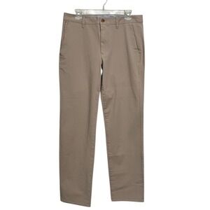NWOT Bonobos Straight Fit Chinos‎ Pants Mens 32/34 Beige Cotton Blend Casual
